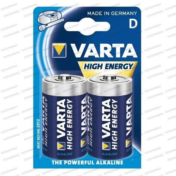 Батарейка VARTA HIGH ENERGY 4920 LR20 BL2