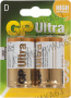 Батарейка GP Ultra Alkaline 13AU LR20